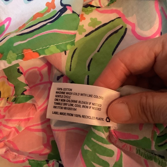 Lilly Pulitzer For Target Long Sleeve Button Down Top Size Small - Picture 13 of 16